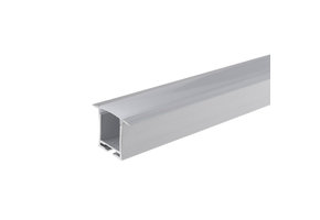 LED Profil Decken Einbau eloxiert 2m SET