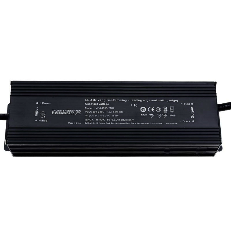 SC Power 24V DC Metall Netzteil Dimmbar IP66 80W bis 320W