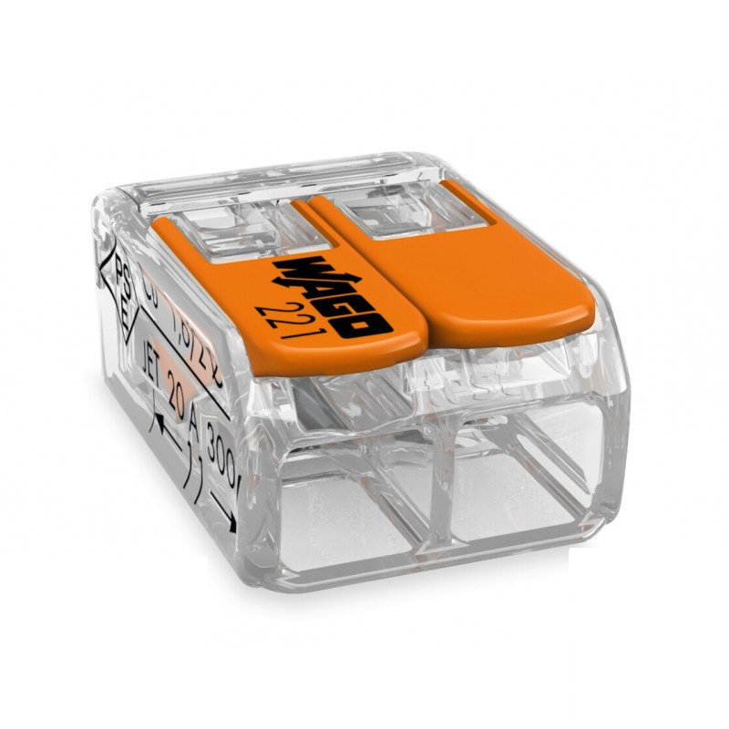 WAGO COMPACT-Verbindungsklemme für 2 Leiter