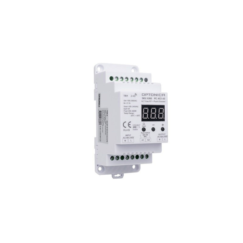 LED S1-B Triac RF Controller 100-240VAC 2A 1Kanal für Tragschienen