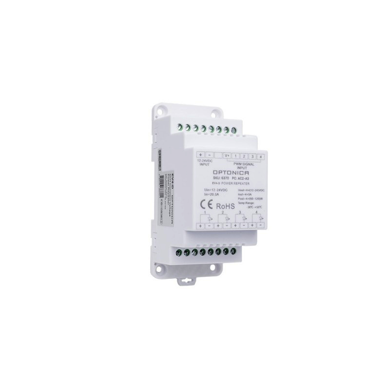 LED EV4-D 12-24V Repeater 20A 4Kanal 3KV isoliert