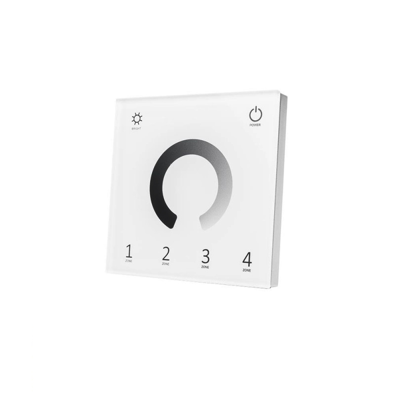 LED T11 DMX-RF 4 Zonen Single Colour Wandcontroller