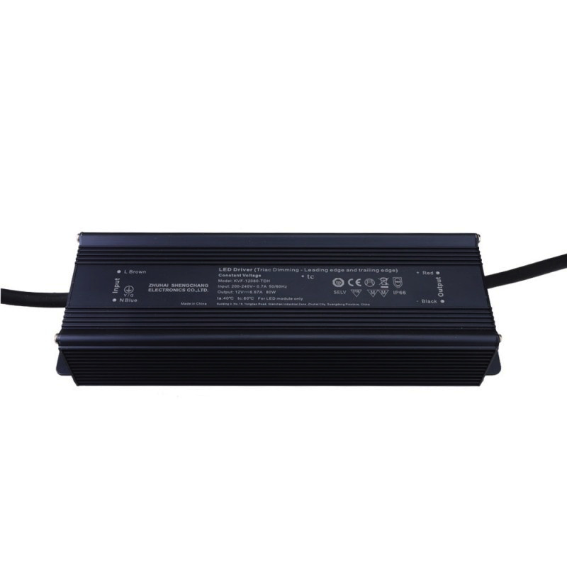 SC Power 12V DC Metall Netzteil Dimmbar IP66 60W bis 200W