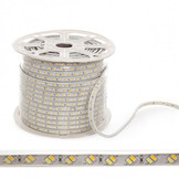 120SMD/m 3.000lm/m 230V Led Streifen Dual Color CCT 5630 IP65 SET (10m/ 25m/ 50m)