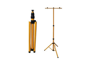 Stativ für Fluter 64-157cm Gelb