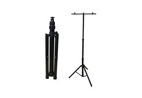 Stativ für Fluter 64-157cm Schwarz