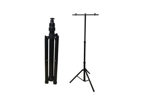 Stativ für Fluter 64-157cm Schwarz