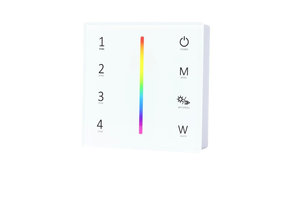 LED RGB/RGBW 4 Zonen Fernbedienung für Wandmontage