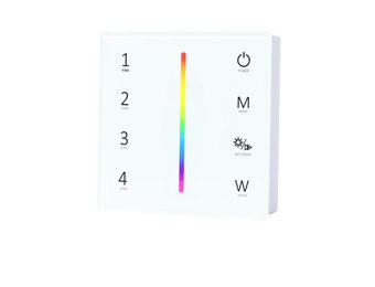 LED RGB/RGBW 4 Zonen Fernbedienung für Wandmontage