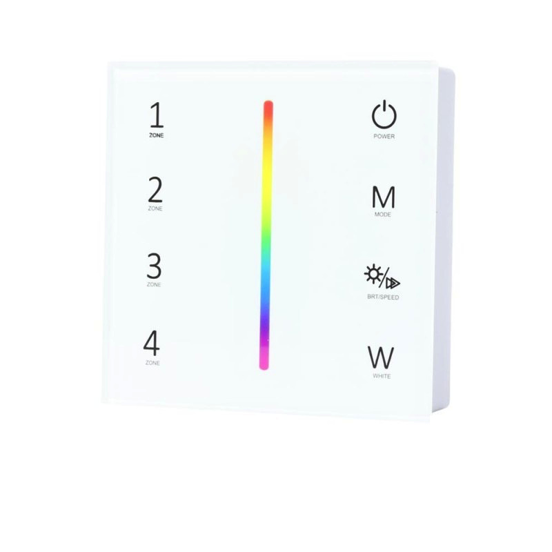 LED RGB/RGBW 4 Zonen Fernbedienung für Wandmontage