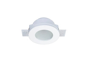 Einbaurahmen Trimless für LED GU10 Rund matt Weiß