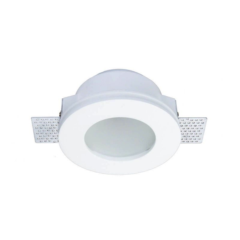 Einbaurahmen Trimless für LED GU10 Rund matt Weiß