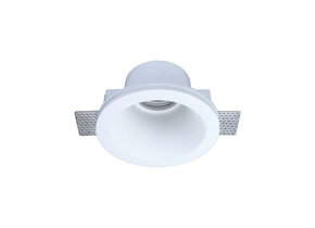 Einbaurahmen Trimless für LED GU10 versenkt Rund Weiß