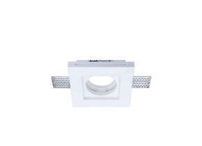Einbaurahmen Trimless für LED GU10 Quadratisch Weiß
