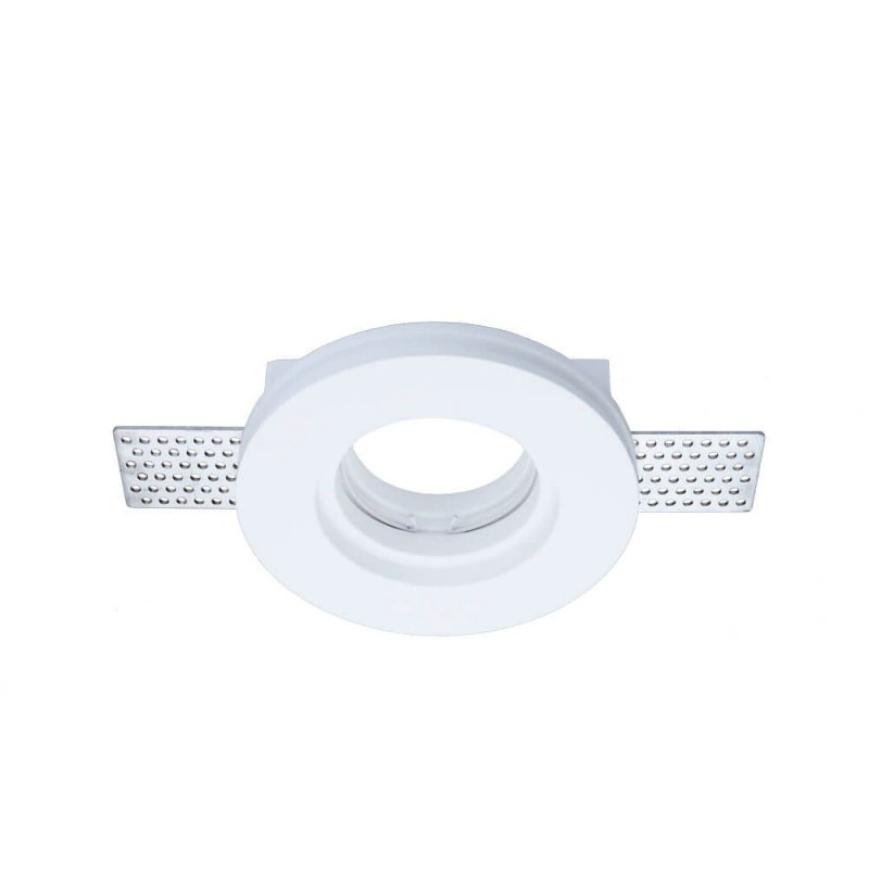 Einbaurahmen Trimless für LED GU10 Rund Weiß