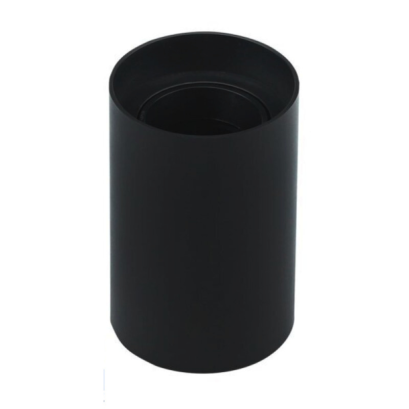 Aufbaurahmen für LED GU10 Kunststoff Rund Schwarz