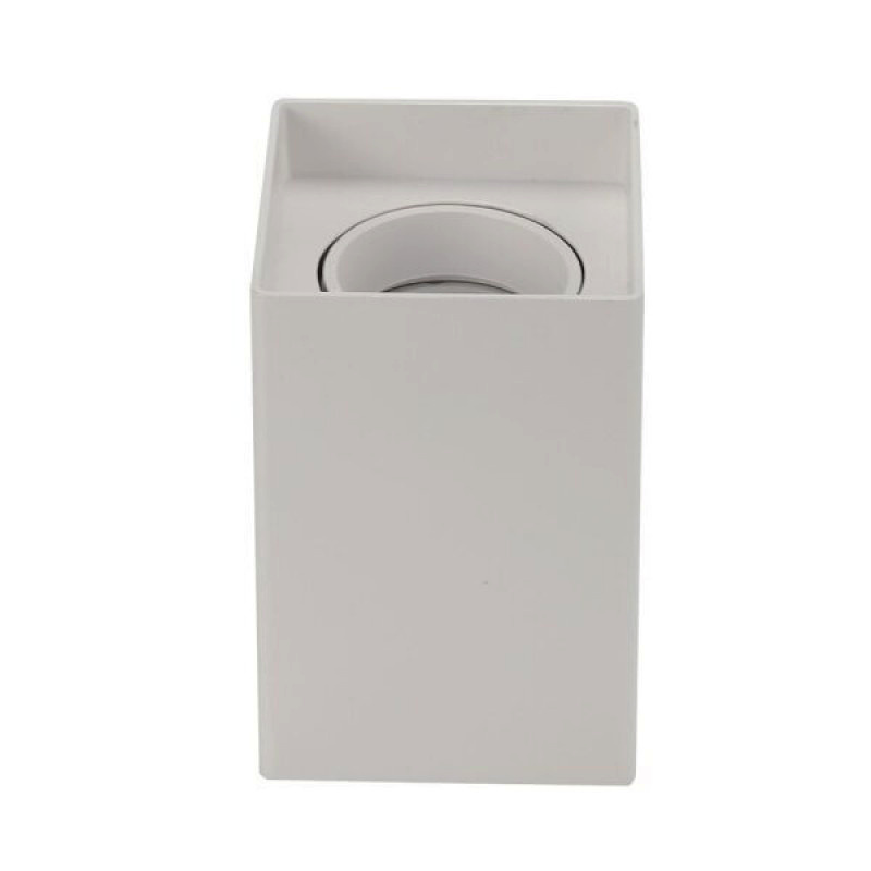 Aufbaurahmen für LED GU10 Kunststoff Quadratisch Weiß