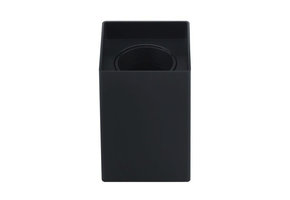 Aufbaurahmen für LED GU10 Kunststoff Quadratisch Schwarz