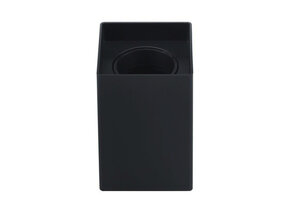 Aufbaurahmen für LED GU10 Kunststoff Quadratisch Schwarz