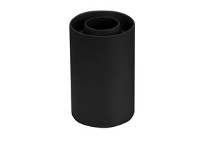 Aufbaurahmen für LED GU10 Kunststoff Rund Schwarz V2