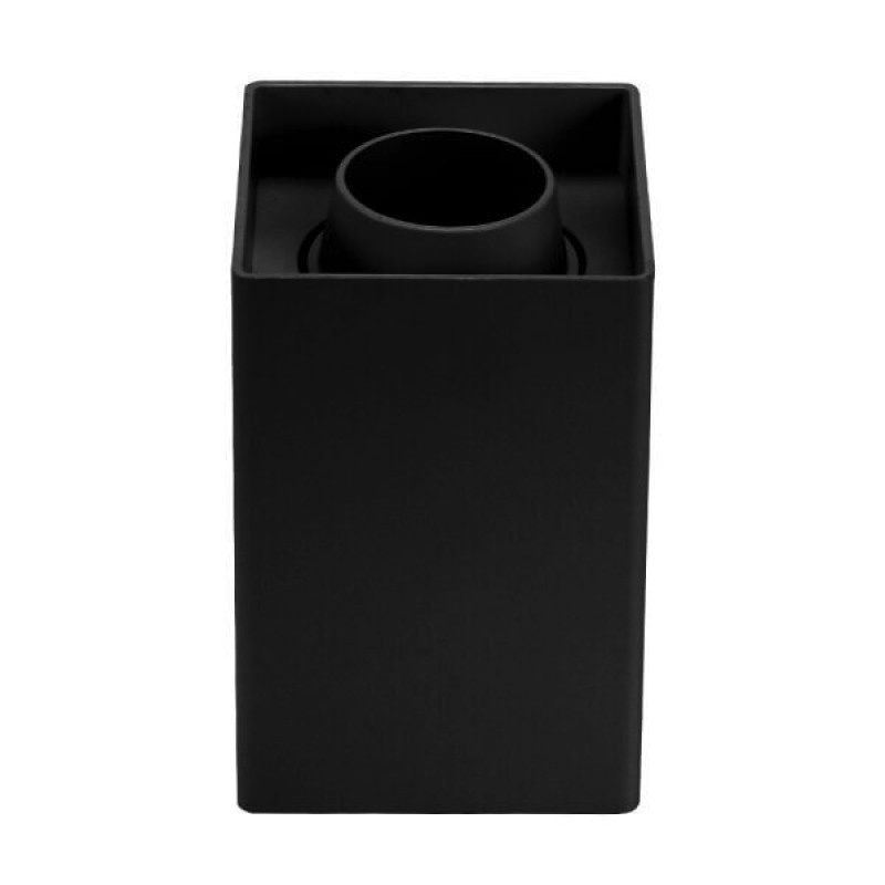 Aufbaurahmen für LED GU10 Kunststoff Quadratisch Schwarz V2