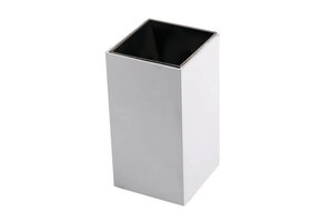 Deckenstrahler GU10 Quader Weiß mit schwarzem Reflektor