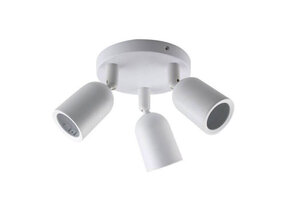 Deckenstrahler GU10 schwenkbar 3-flammig Weiß