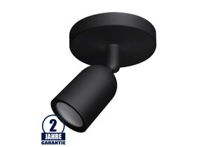 Deckenstrahler GU10 schwenkbar Schwarz