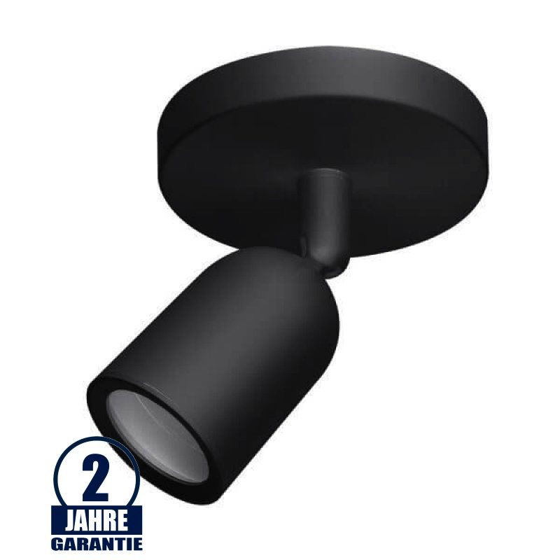 Deckenstrahler GU10 schwenkbar Schwarz