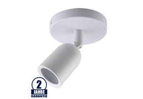 Deckenstrahler GU10 schwenkbar Weiß