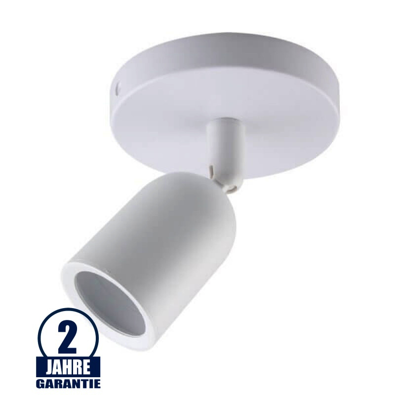 Deckenstrahler GU10 schwenkbar Weiß