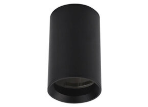 Deckenstrahler Aluminium GU10 Rund Schwarz