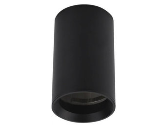 Deckenstrahler Aluminium GU10 Rund Schwarz