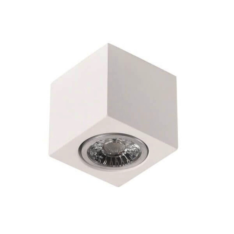 Aufbaurahmen für LED GU10 Quadratisch Weiß 7cm