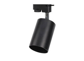 3-Phasen Schienenstrahler mit GU10-Fassung Aluminium Schwarz