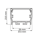 Architektonisches Aluprofil JAPET-LINE