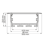 Architektonisches Aluprofil FOBOS-LINE XL