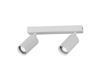 Deckenstrahler GU10 Aluminium schwenkbar 2-flammig Weiß