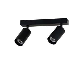 Deckenstrahler GU10 Aluminium schwenkbar 2-flammig Schwarz