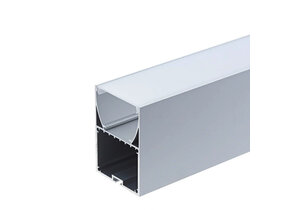 LED Linearleuchten-Profil eloxiert 2m SET