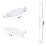 60SMD/m 308lm/m 230V dimmbarer Led Streifen Einfärbig 5050 IP65  SET (10m / 25m / 50m)