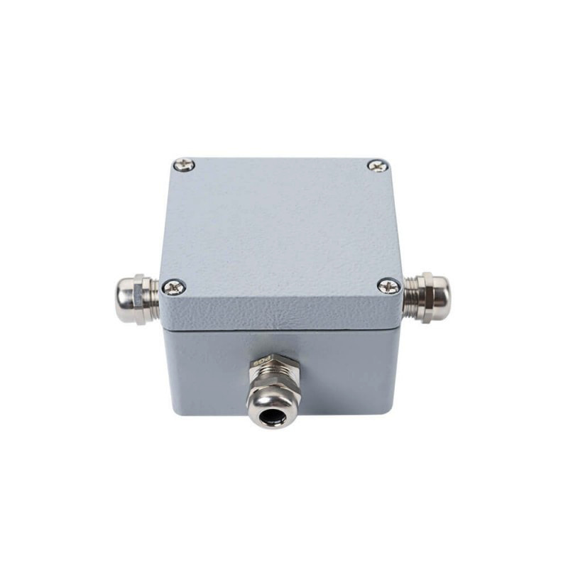 Kabelverbindungsdose mit 4 Kreuz-Kabeleinlässen 450V 24A Metall IP65