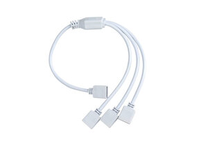 Y-Connector 3-fach mit 30cm Kabel für 10mm RGB Streifen