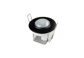 LED Bewegungsmelder Einbau Schwarz bis 300W Ø6m 360° IP20