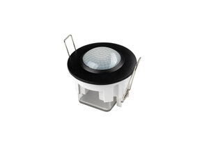 LED Bewegungsmelder Einbau Schwarz bis 300W Ø6m 360° IP20
