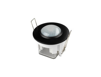 LED Bewegungsmelder Einbau Schwarz bis 300W Ø6m 360° IP20
