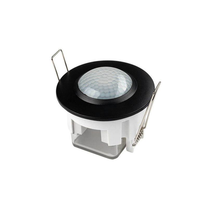 LED Bewegungsmelder Einbau Schwarz bis 300W Ø6m 360° IP20