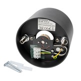 Deckenstrahler GU10 Schwarz Rund