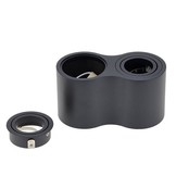 Deckenstrahler schwenkbar 2xGU10 Schwarz