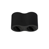 Deckenstrahler schwenkbar 2xGU10 Schwarz